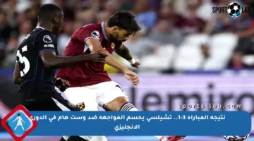 نتيجة المباراة 3-1.. تشيلسي يحسم المواجهة ضد وست هام في الدوري الإنجليزي